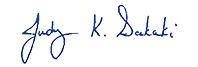 Judy Sakaki signature